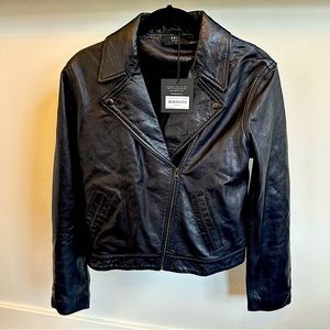 ABLE Maha Leather Jacket Black
